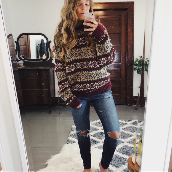 Vintage Sweaters - Vintage Oversized Chunky Knit Sweater